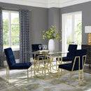  Coaster Furniture Cisco 192493 Velvet Upholstered Dining Side Chair - Gold IMAGE 10