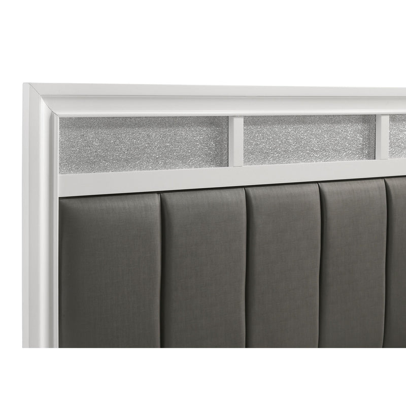  Coaster Furniture Barzini 205891KE Wood Eastern King Panel Bed - White IMAGE 8