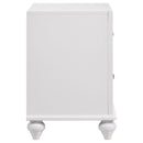  Coaster Furniture Barzini 205892 2-Drawer Nightstand - White IMAGE 8