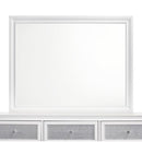  Coaster Furniture Barzini 205894 Dresser Mirror - White IMAGE 1