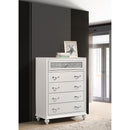  Coaster Furniture Barzini 205895 5-Drawer Bedroom Chest - White IMAGE 9