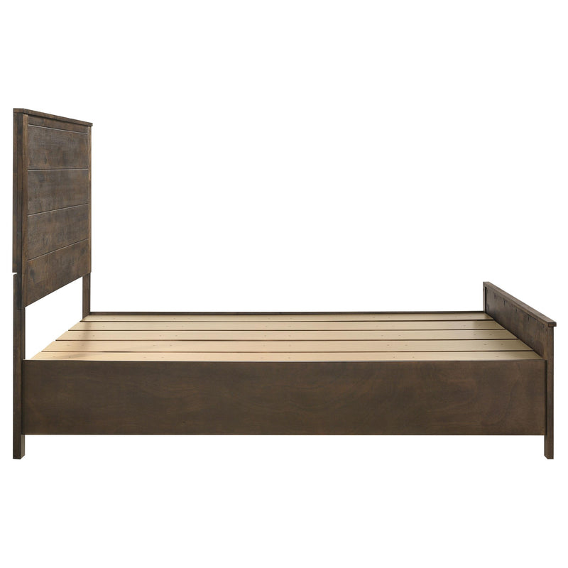  Coaster Furniture Woodmont 222631Q Wood Queen Storage Panel Bed - Rustic Golden Brown IMAGE 5
