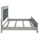  Coaster Furniture Gunnison 223211KE Wood Eastern King LED Panel Bed - Silver Metallic IMAGE 8