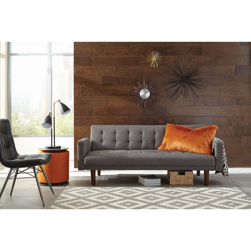  Coaster Furniture Sommer 360150 Upholstered Tufted Convertible Sofa Bed - Grey IMAGE 3