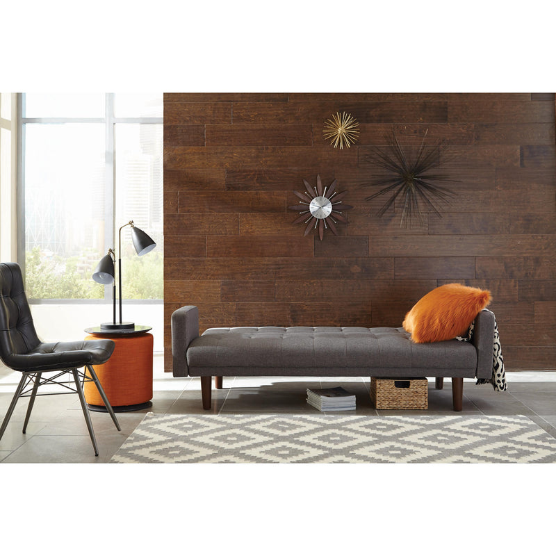  Coaster Furniture Sommer 360150 Upholstered Tufted Convertible Sofa Bed - Grey IMAGE 4
