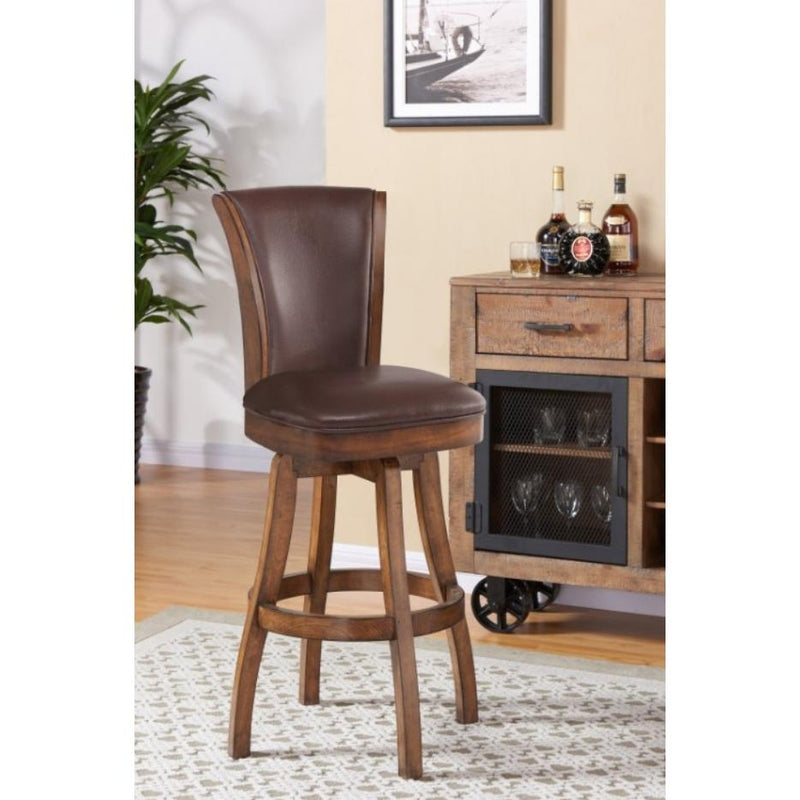 Armen Living Raleigh Pub Height Stool LCRABASIKACH30 IMAGE 6