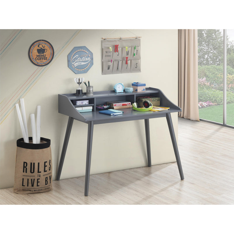  Coaster Furniture Percy 804497 45-inch 4-compartment Writing Desk - Grey IMAGE 3