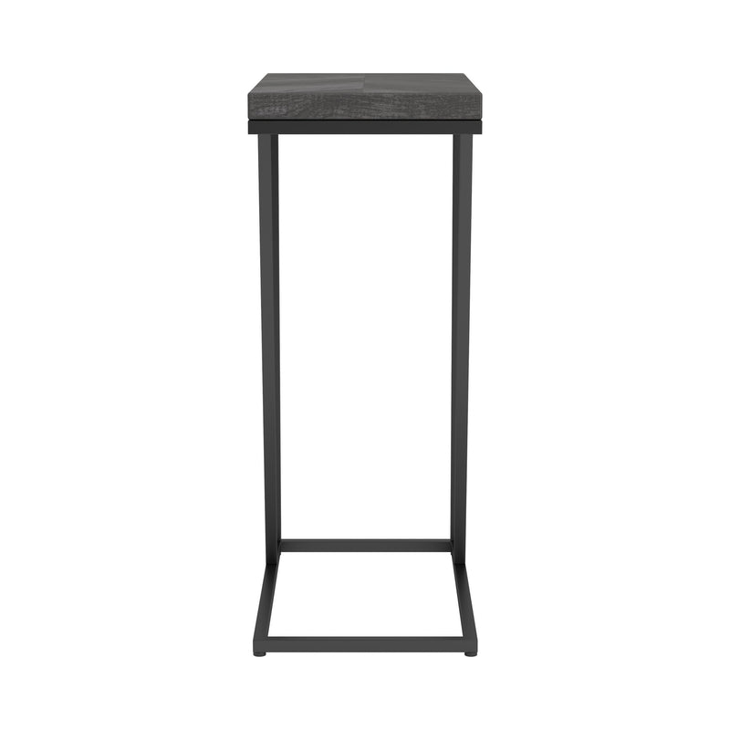  Coaster Furniture Sergio 931146 Engineered Wood C-Shaped Sofa Side Table - Rustic Grey IMAGE 4