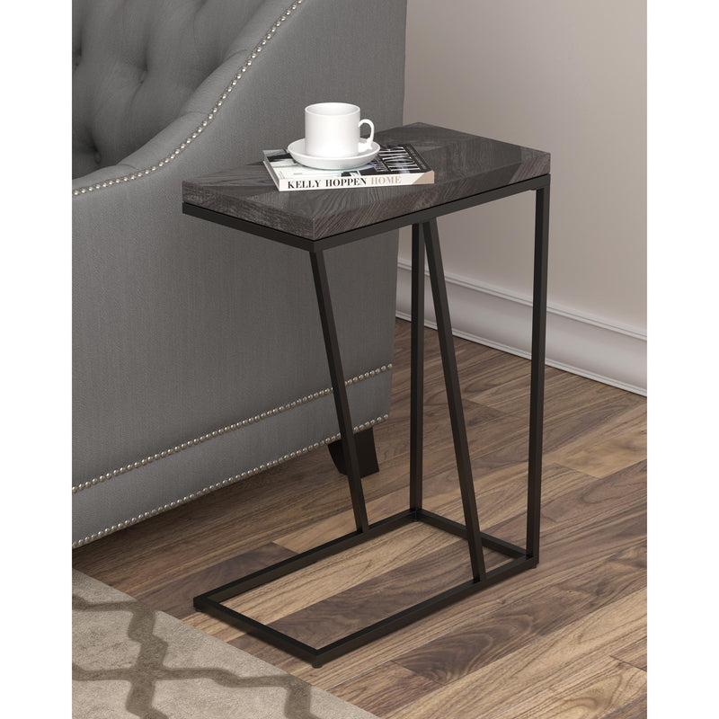  Coaster Furniture Sergio 931146 Engineered Wood C-Shaped Sofa Side Table - Rustic Grey IMAGE 7