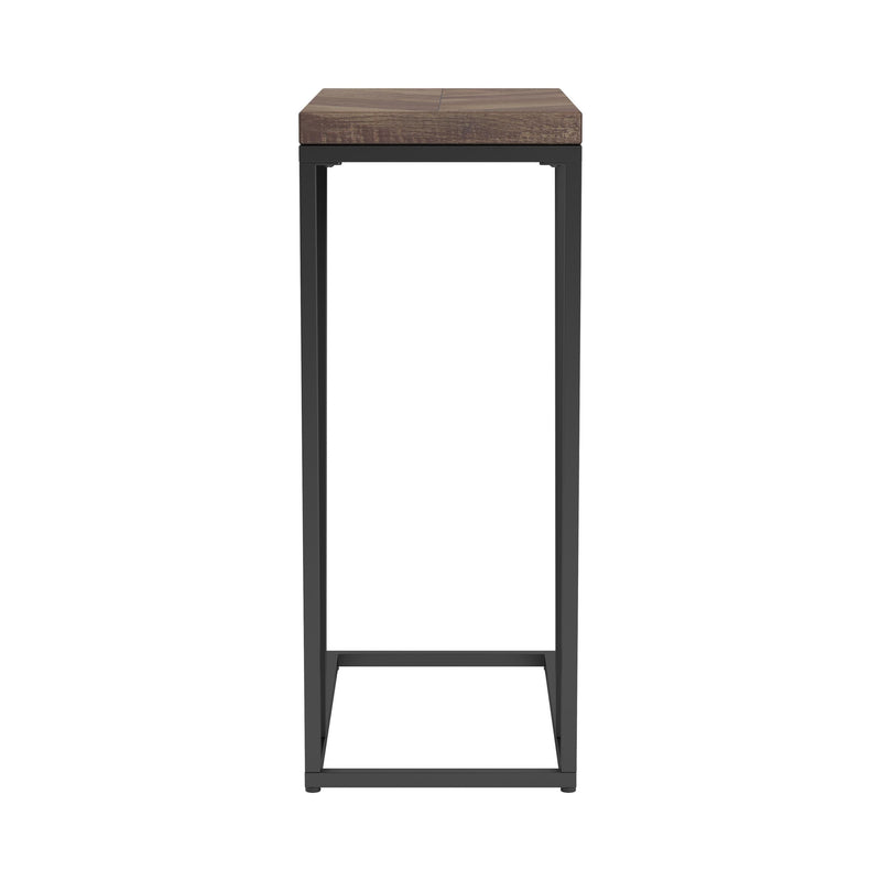  Coaster Furniture Sergio 931147 Engineered Wood C-Shaped Side Table - Rustic Tobacco IMAGE 2