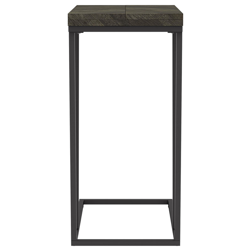  Coaster Furniture Carly 931156 Expandable Engineered Wood C-Shaped Side Table - Grey IMAGE 8