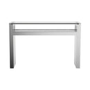  Coaster Furniture Edna 951766 Mirrored Acrylic Console Table LED Lighting - Silver IMAGE 2