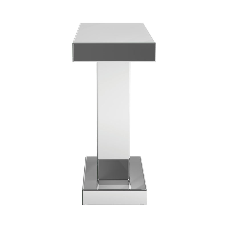  Coaster Furniture Crocus 951786 Rectangular Mirrored Entryway Console Table - Silver IMAGE 5