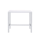  Coaster Furniture Natividad 182525 5-piece Pub Height Bar Table Set - White High Gloss IMAGE 3