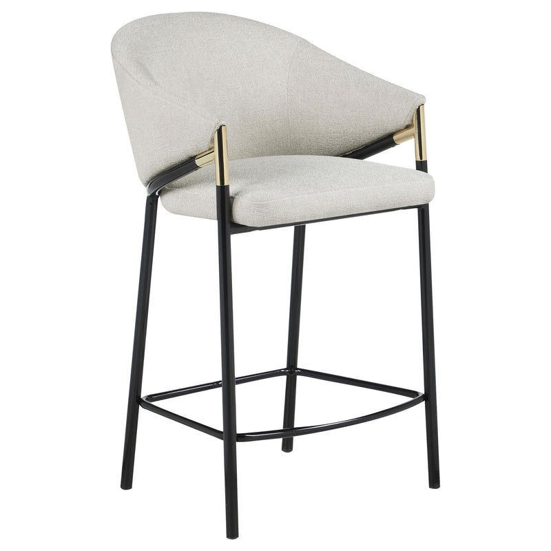 Coaster Furniture Chadwick 183436 Fabric Upholstered Counter Chair - Beige IMAGE 1