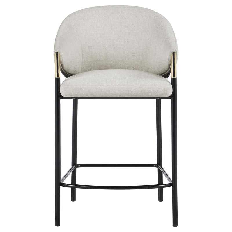  Coaster Furniture Chadwick 183436 Fabric Upholstered Counter Chair - Beige IMAGE 2