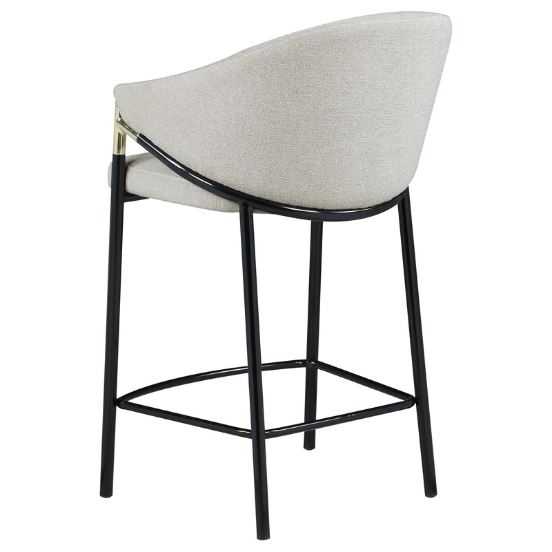  Coaster Furniture Chadwick 183436 Fabric Upholstered Counter Chair - Beige IMAGE 5