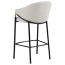  Coaster Furniture Chadwick 183437 Fabric Upholstered Bar Chair - Beige IMAGE 5