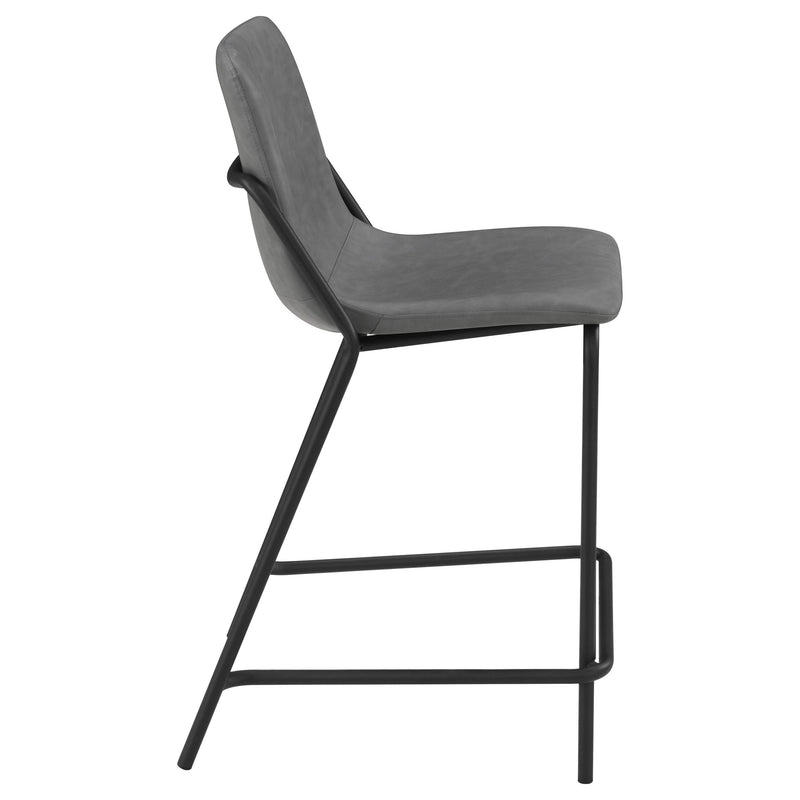  Coaster Furniture Earnest 183452 Upholstered Counter Chair - Grey IMAGE 8