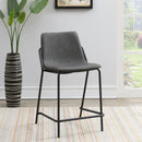  Coaster Furniture Earnest 183452 Upholstered Counter Chair - Grey IMAGE 9