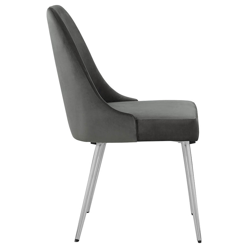  Coaster Furniture Cabianca 191442 Upholstered Dining Side Chair - Grey IMAGE 8