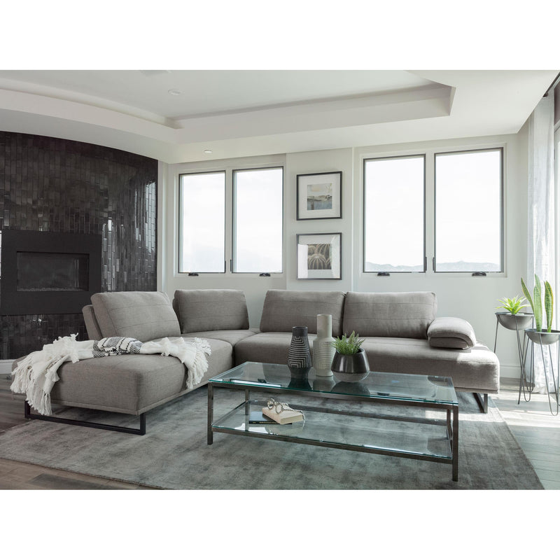  Coaster Furniture Arden 508888 Upholstered Sectional Sofa with Adjustable Back - Taupe IMAGE 7