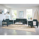  Coaster Furniture Ellison 723208 Round Marble Top Coffee Table - White and Gold IMAGE 3