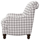  Coaster Furniture Glenn 903096 Upholstered English Arm Accent Chair - Grey IMAGE 5