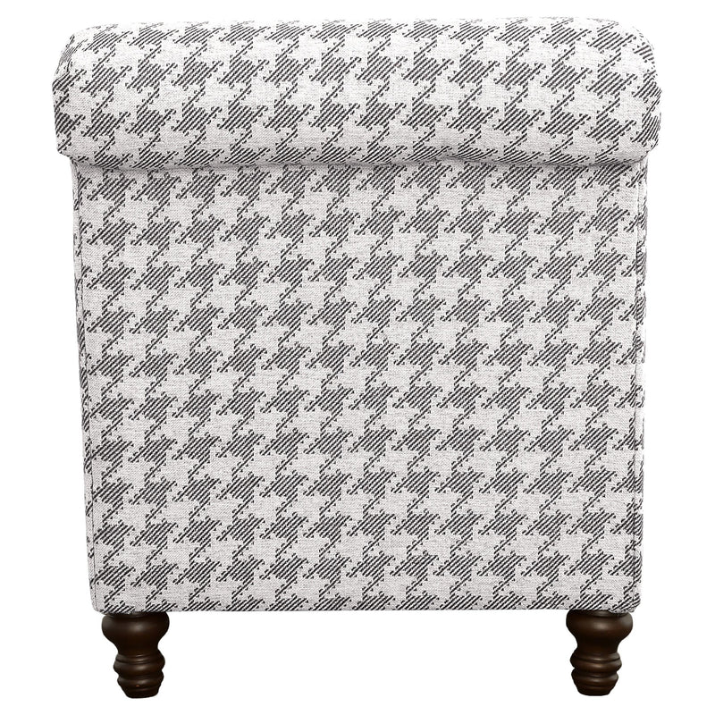  Coaster Furniture Glenn 903096 Upholstered English Arm Accent Chair - Grey IMAGE 6