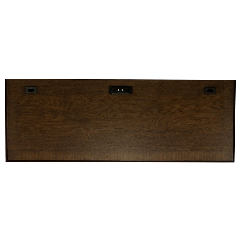  Coaster Furniture Hartshill 881282 66-inch 5-Drawer Credenza Office Desk - Burnish Oak IMAGE 10