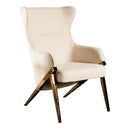  Coaster Furniture Walker 903052 Upholstered high Wingback Accent Chair - Cream IMAGE 1