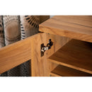  Coaster Furniture Bristol 951107 6-shelf Engineered Wood Shoe Cabinet - Golden Oak IMAGE 5