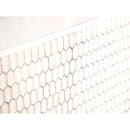  Coaster Furniture Gambon 953401 2-door Wood Honeycomb Pattern Accent Cabinet - White IMAGE 8