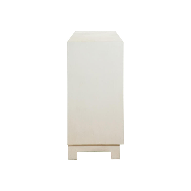  Coaster Furniture Voula 953416 4-door Wood Accent Storage Cabinet - White and Gold IMAGE 2