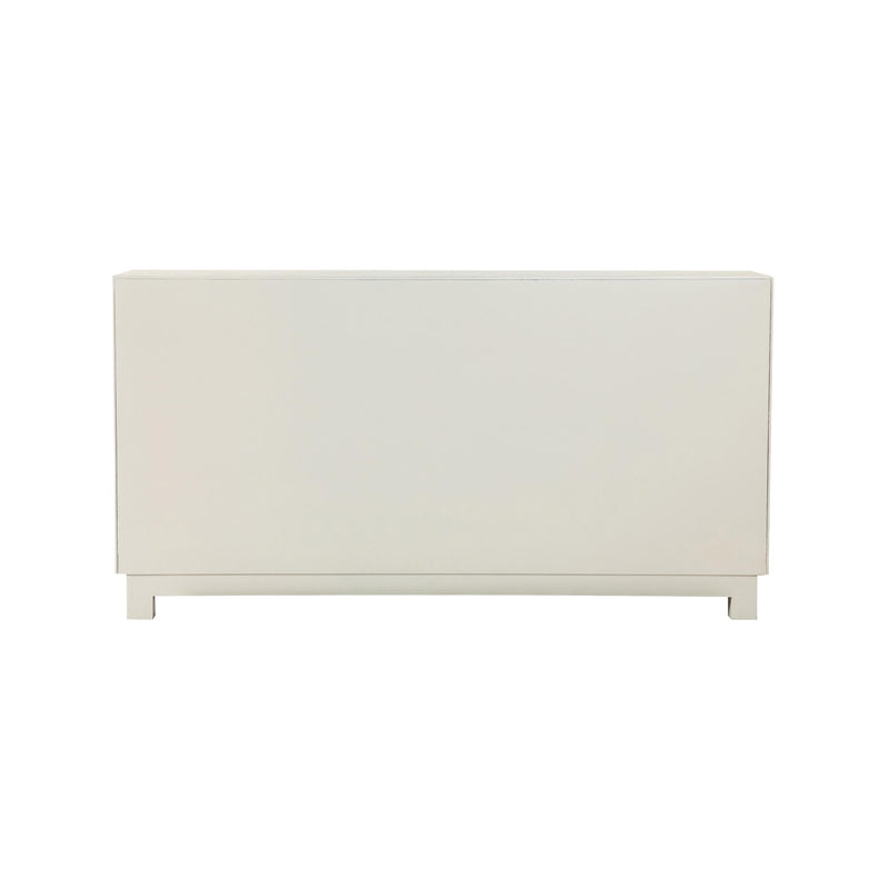  Coaster Furniture Voula 953416 4-door Wood Accent Storage Cabinet - White and Gold IMAGE 3