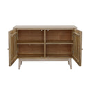  Coaster Furniture Ixora 953430 2-door Wood Accent Cabinet - White Washed and Black IMAGE 3