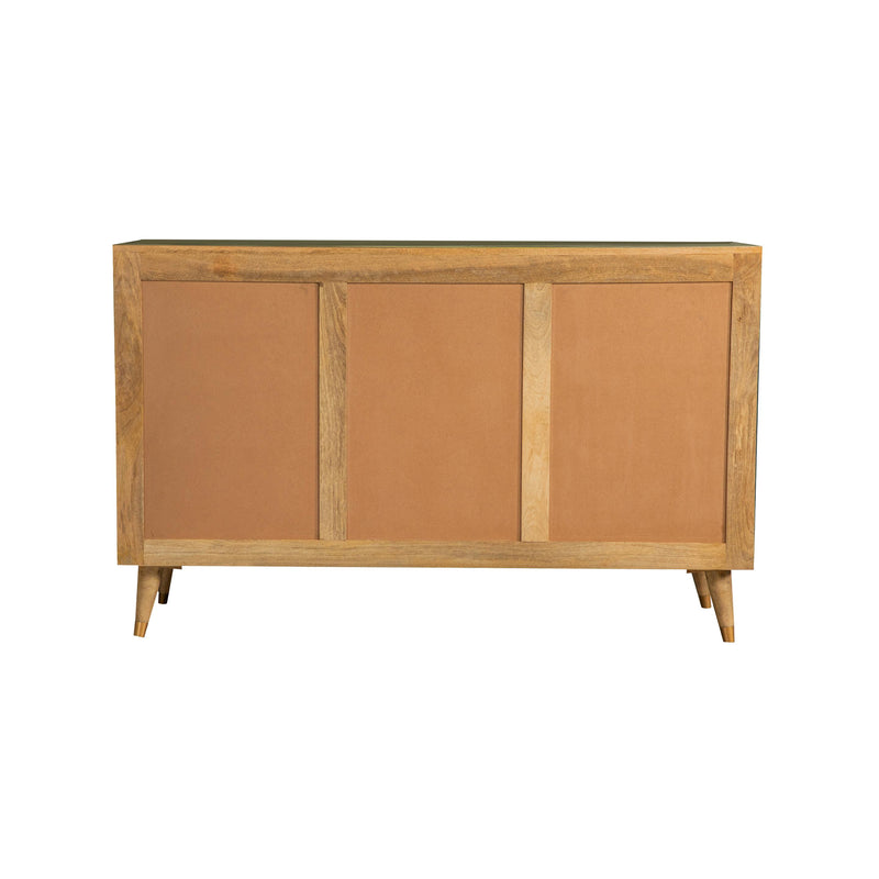  Coaster Furniture Alyssum 953460 3-door Mango Wood Accent Cabinet - Natural IMAGE 2