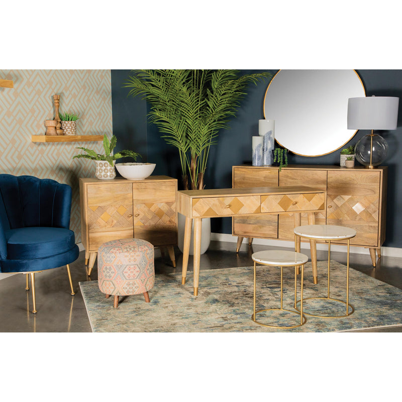  Coaster Furniture Alyssum 953460 3-door Mango Wood Accent Cabinet - Natural IMAGE 6