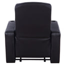  Coaster Furniture Cyrus 600001-S3B 3 pc Home Theater Seating IMAGE 5