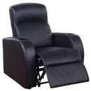  Coaster Furniture Cyrus 600001-S4B 4 pc Home Theater Seating IMAGE 2