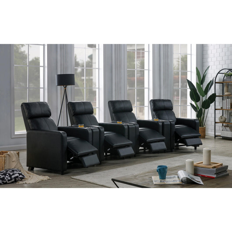  Coaster Furniture Toohey 600181-S4B 7 pc Home Theater Seating IMAGE 2