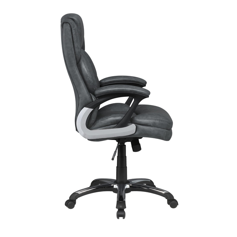  Coaster Furniture Nerris 881183 Upholstered Adjustable Home Office Desk Chair - Grey IMAGE 4