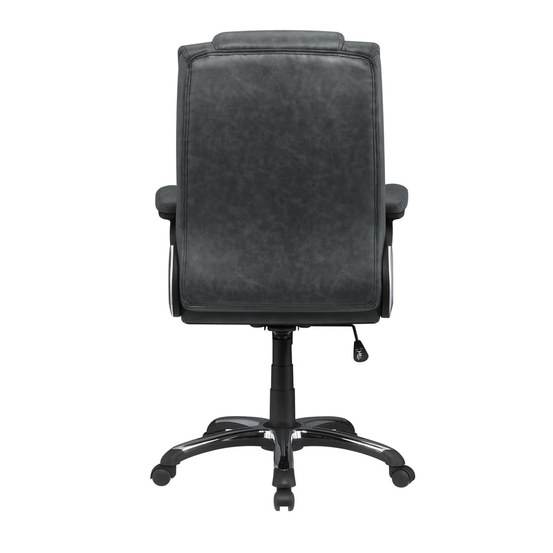  Coaster Furniture Nerris 881183 Upholstered Adjustable Home Office Desk Chair - Grey IMAGE 5