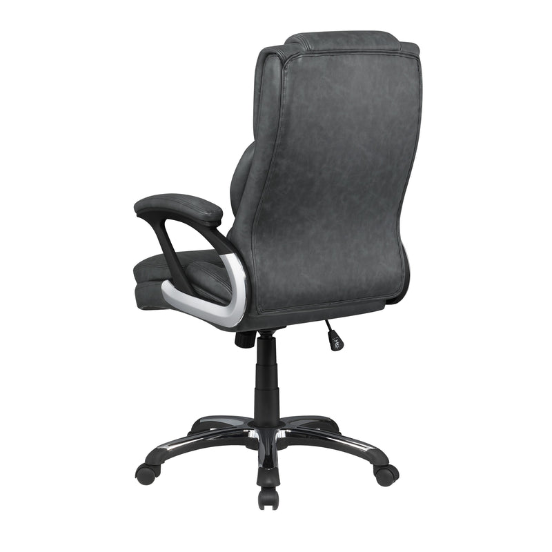  Coaster Furniture Nerris 881183 Upholstered Adjustable Home Office Desk Chair - Grey IMAGE 6