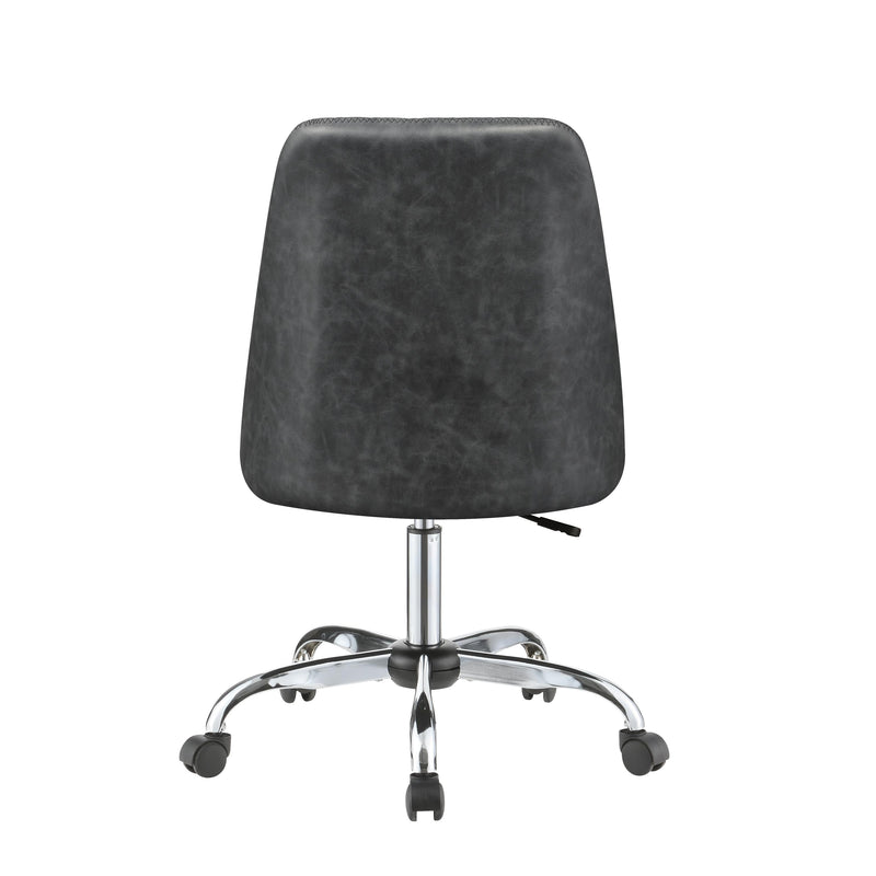  Coaster Furniture Althea 881196 Upholstered Adjustable Home Office Desk Chair - Grey IMAGE 5