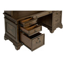  Coaster Furniture Hartshill 881283 66-inch 5-Drawer Credenza with Hutch - Burnished Oak IMAGE 12