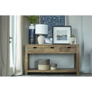  Coaster Furniture Esther 952853 3-Drawer Wood Console Table - Natural Sheesham IMAGE 6