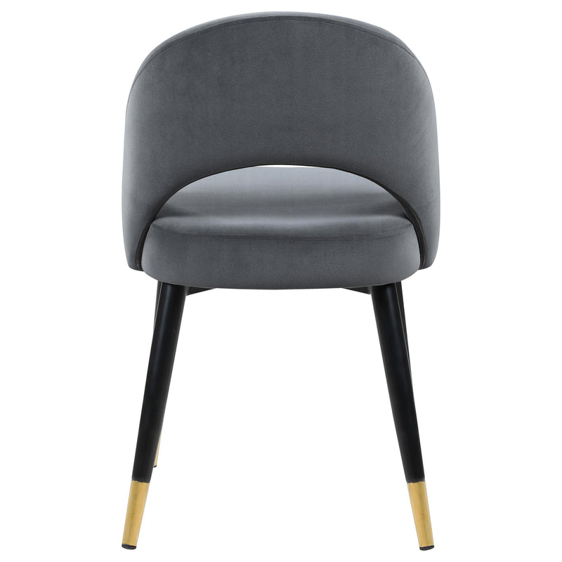  Coaster Furniture Lindsey 192542 Upholstered Dining Side Chair - Grey IMAGE 6
