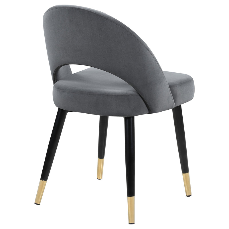  Coaster Furniture Lindsey 192542 Upholstered Dining Side Chair - Grey IMAGE 7