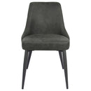  Coaster Furniture Cosmo 106046 Upholstered Dining Side Chair - Grey IMAGE 2